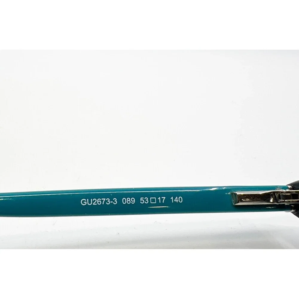 Guess Eyeglasses Womens Teal Tortoise GU2673-3 089 Cat Eye Frames 53-17-140